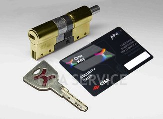 OP3M2.07.0.12 Cisa AP4 S MODULO цилиндр усиленный 70 (30x40) ключ/вертушка (никель) 5 ключей